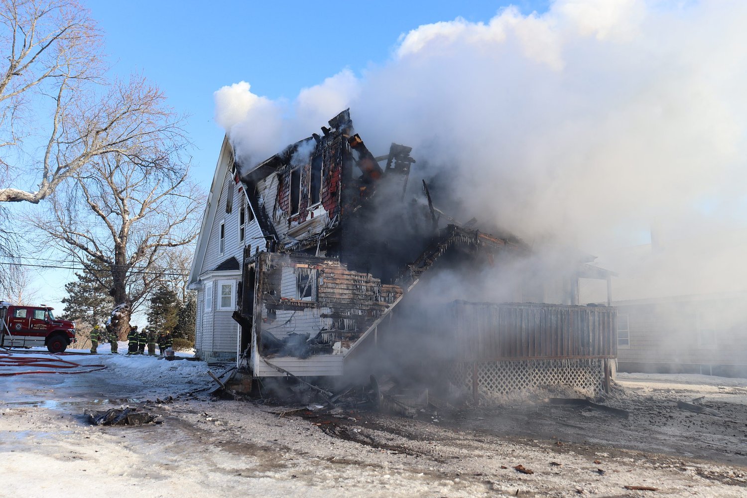 3 displaced from apartments after Aroostook County fire