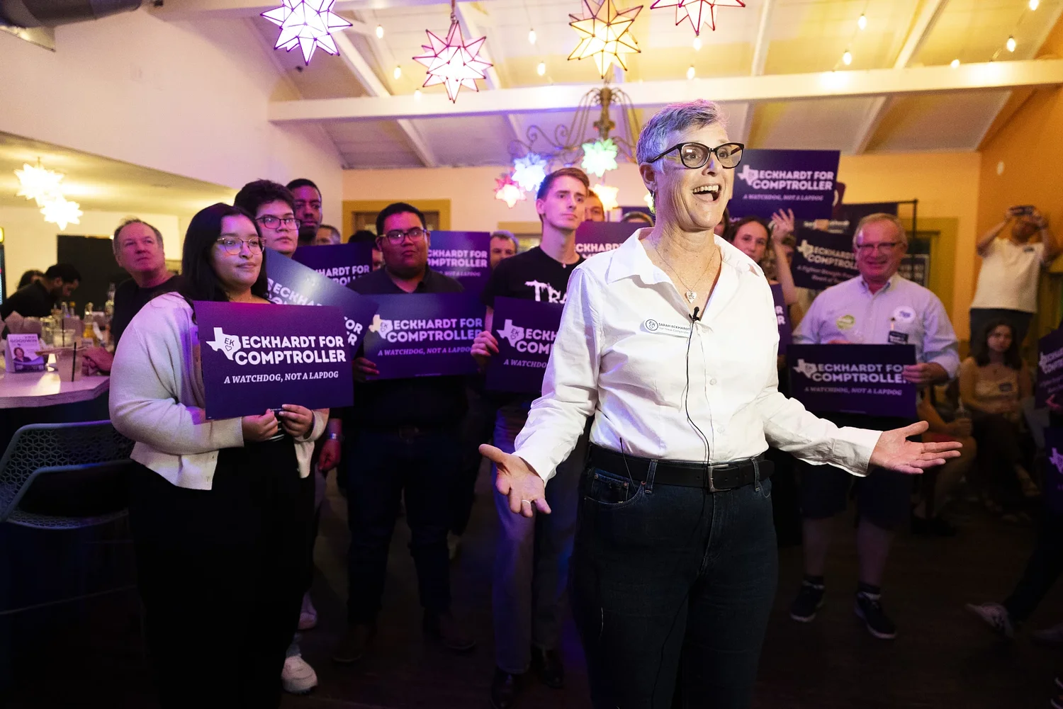 Austin Democrats Goodwin, Eckhardt lead in race for lieutenant governor and state comptroller