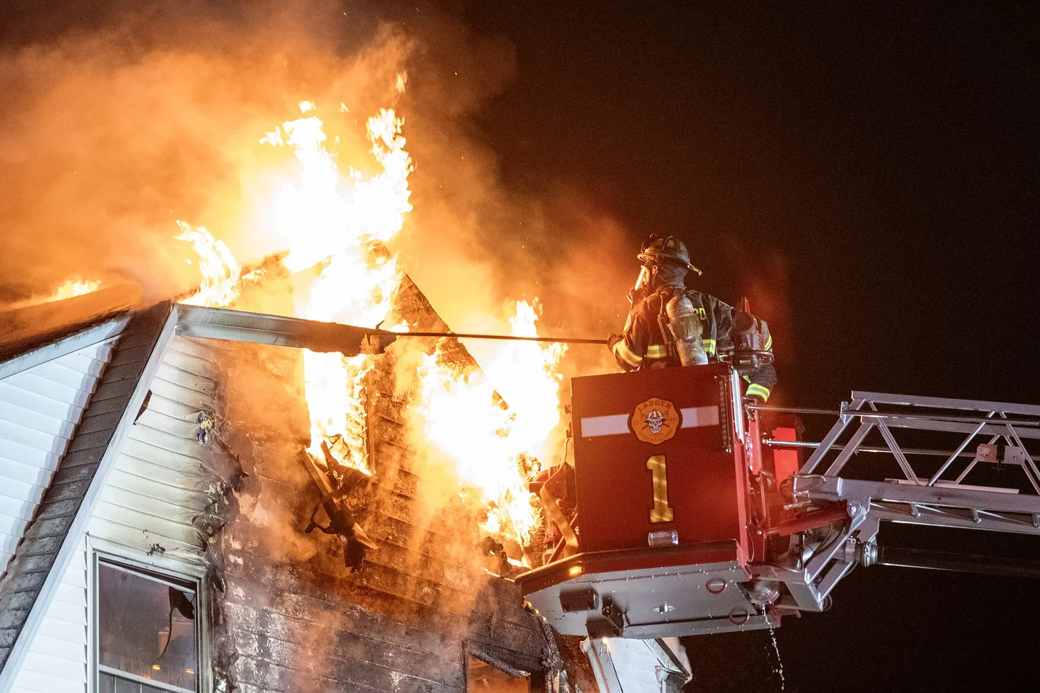 Vacant home off Manchester Street in Concord ravaged by fire