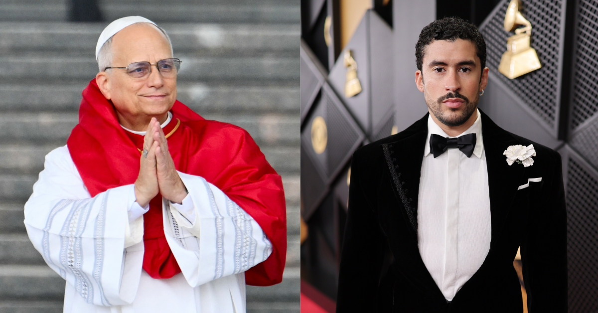 Pope Leo reacts to being in Madrid at the same time as Bad Bunny
