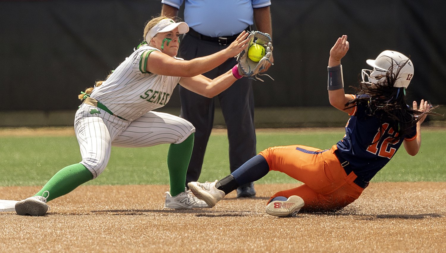 Seneca falls 3-1 to Carterville in the Class 2A state softball championship game