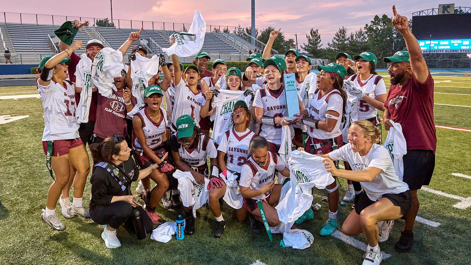 2nd-year flag football program ends defending champs’ 41-game unbeaten run, wins 1st state title