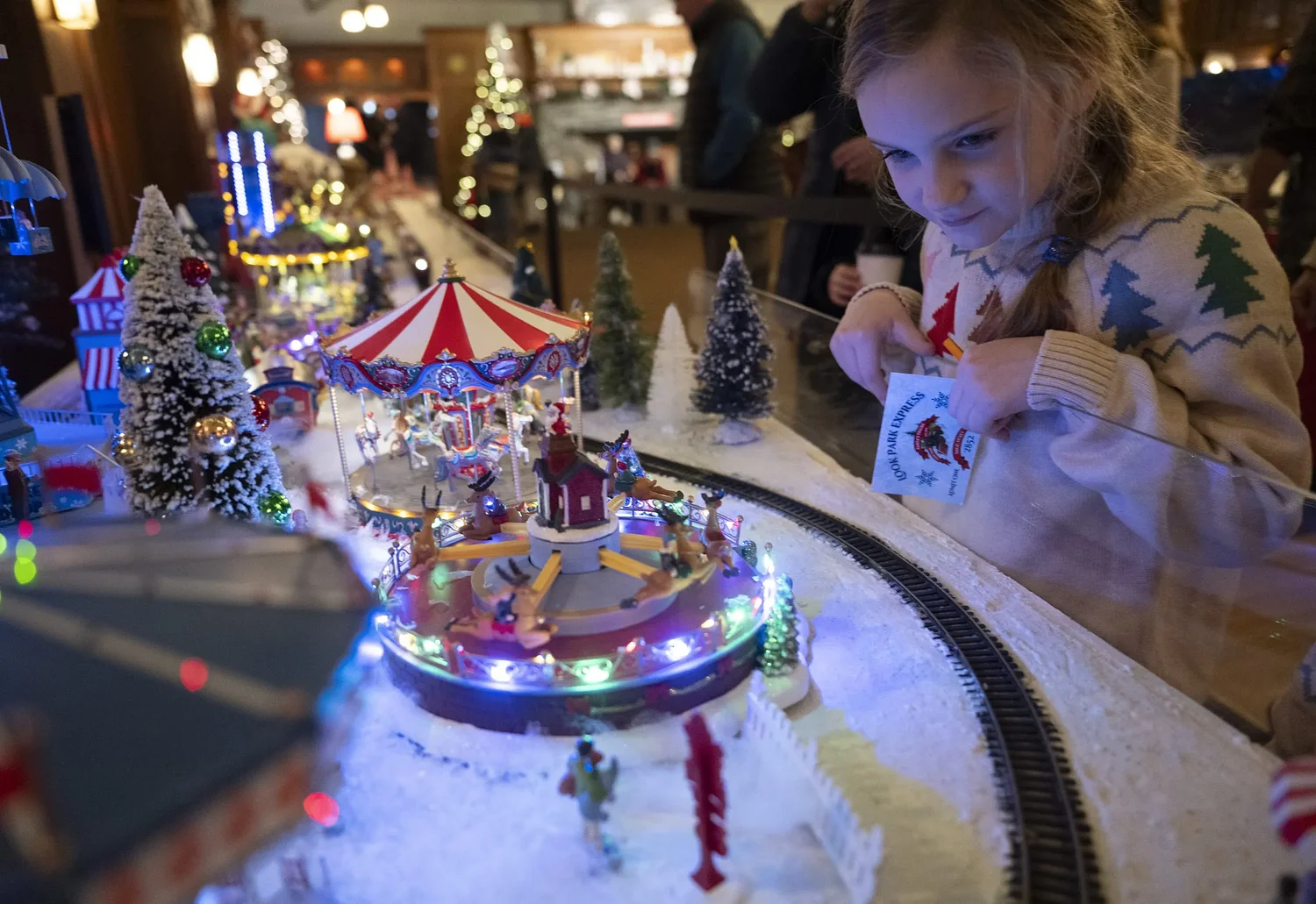 Photos: All aboard Santa’s Trains at Look Park