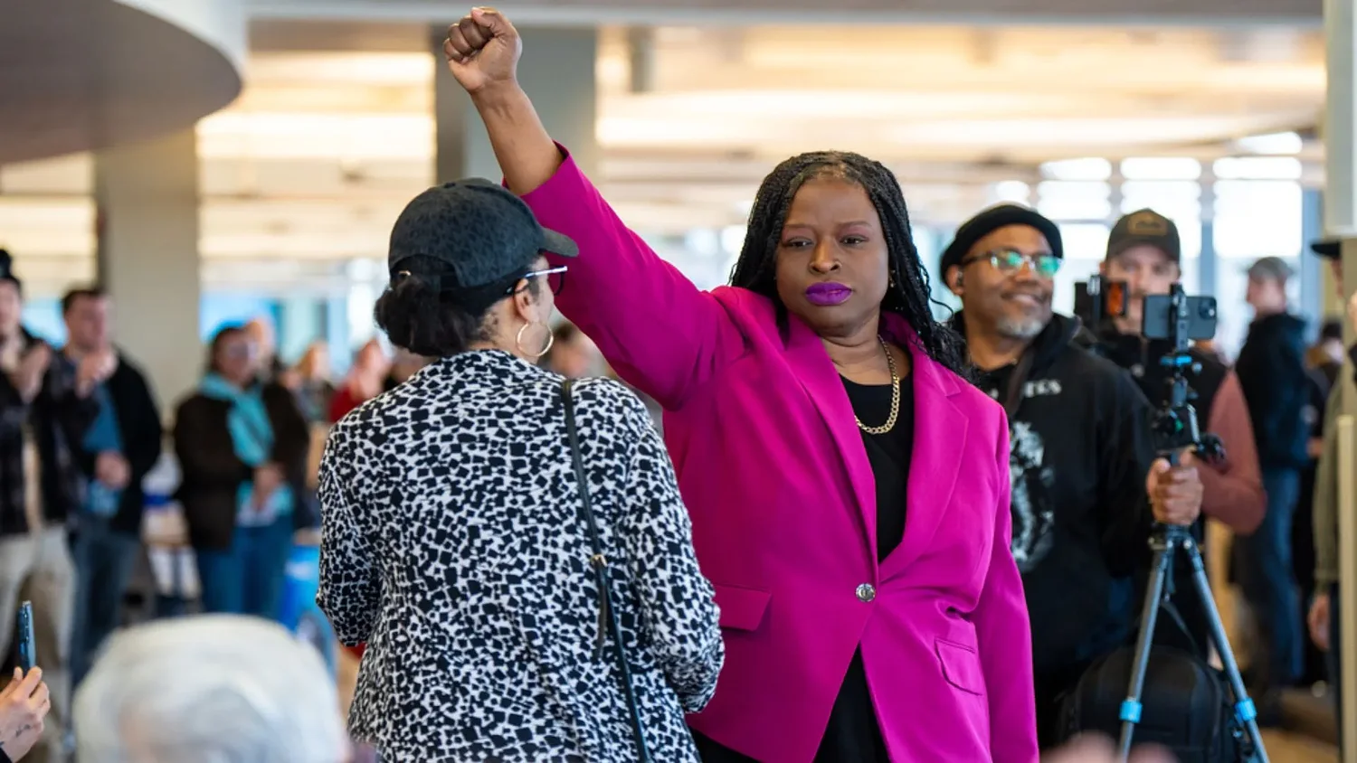 Minnesota activist releases video of arrest after manipulated White House version