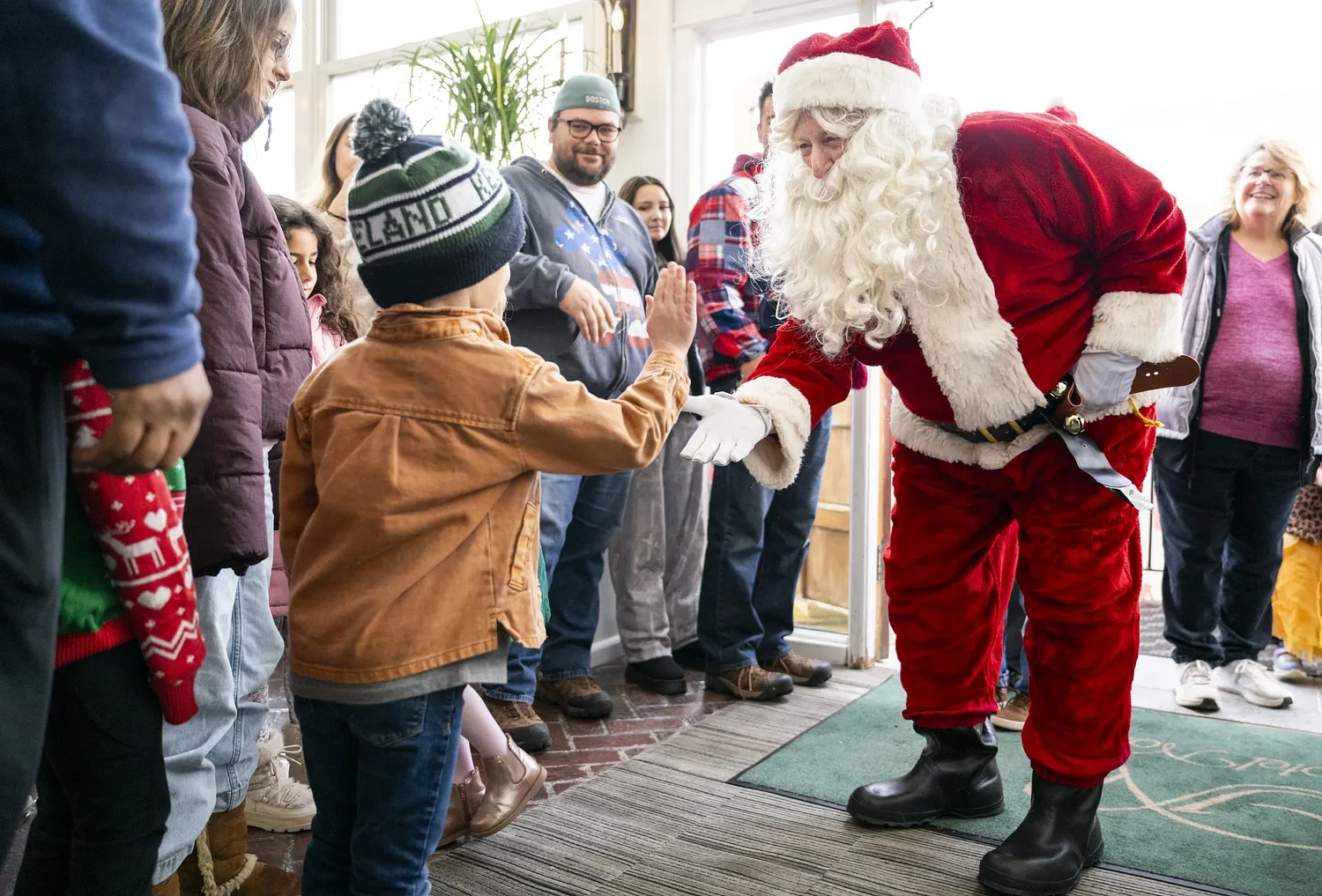 Photos: Santa’s welcome at Ho-Ho-Hotel Northampton