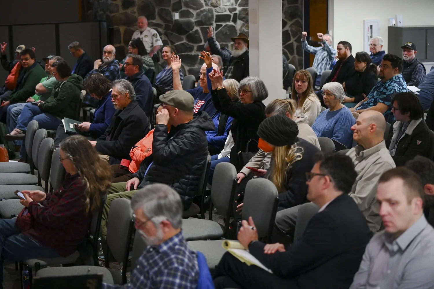 Be an informed voter. Show up at meetings to see your elected officials in action.