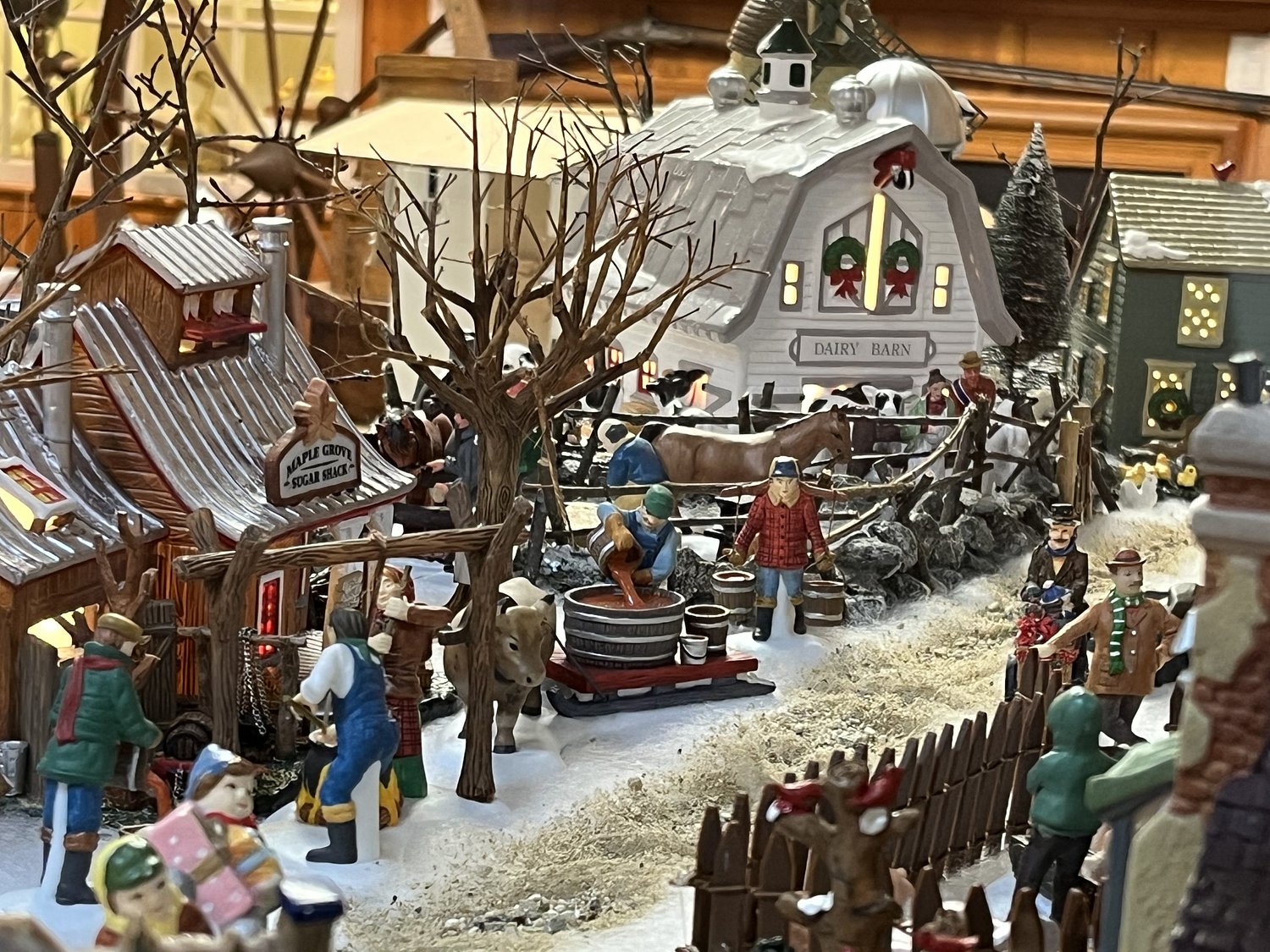 Jaffrey resident creates magical Christmas village for Civic Center