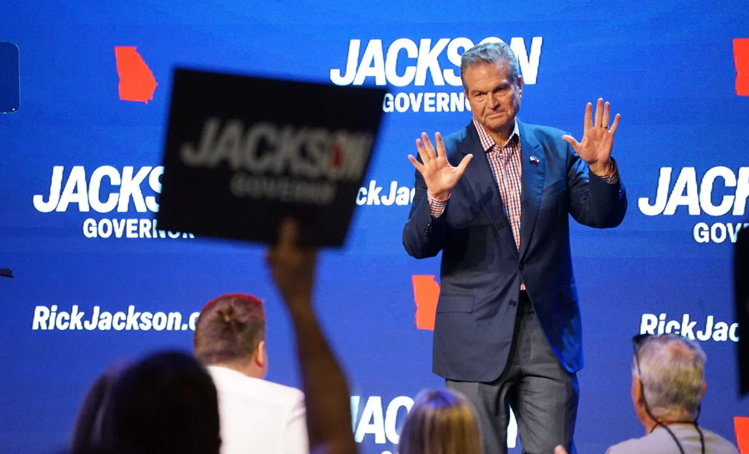 Jackson defeats Trump-backed Jones to win GOP race for Georgia governor after costly primary battle