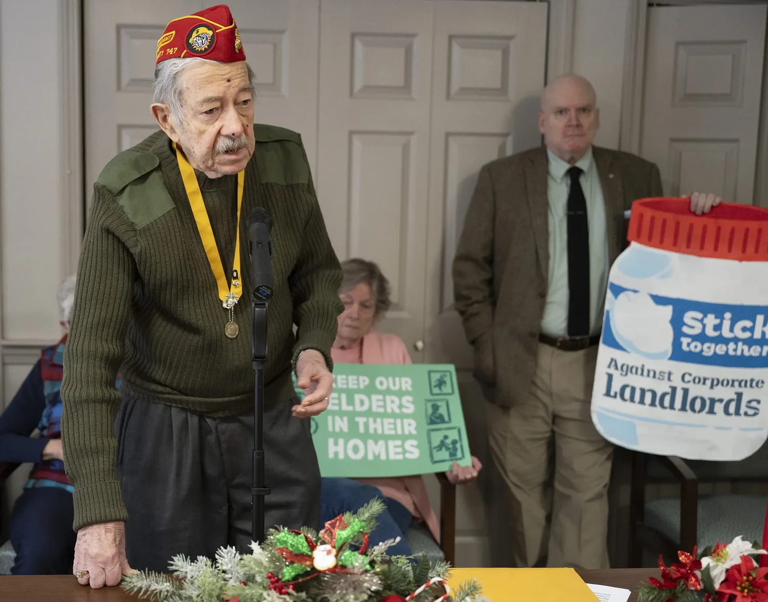‘The rent is wicked high’: Hadley senior tenants demand rent control, better living conditions