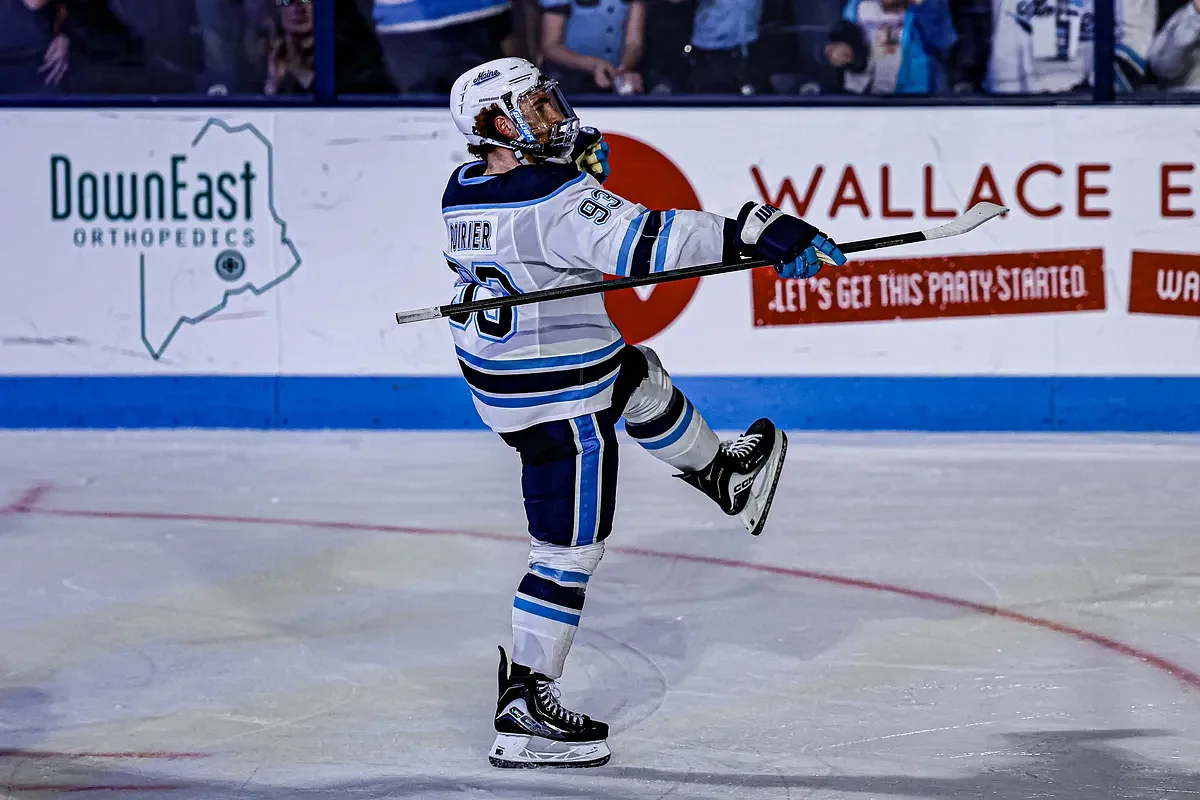 UMaine’s Justin Poirier in running for college hockey top honor as Hobey Baker nominee 