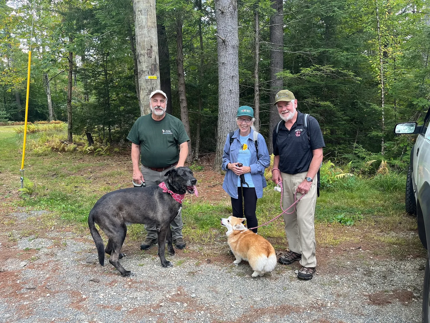 National Hug Your Hound Day celebrated with hike at Tetreault Park