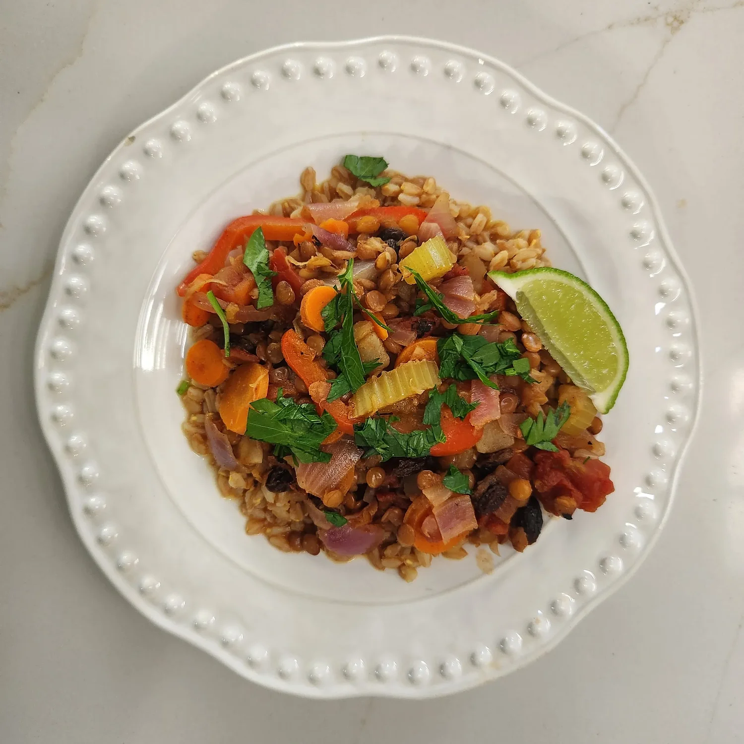 RECIPE FOR A HEALTHY PLANET: Lisa and Alex Murray – Comfort Lentil Stew with a Bite