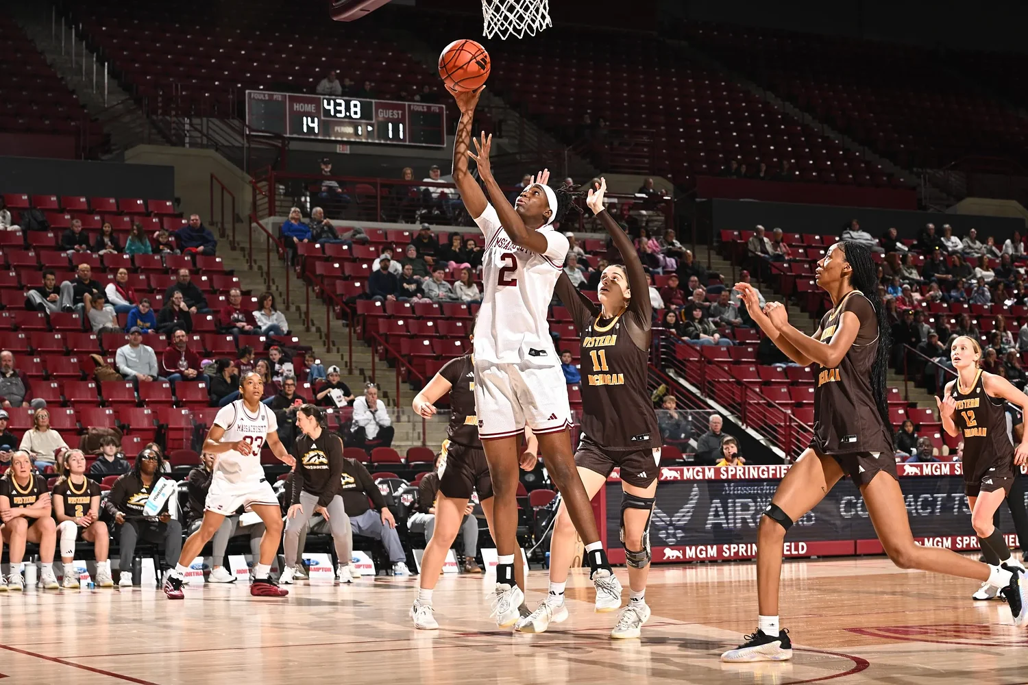 UMass women’s basketball throttles Western Michigan in MAC opener