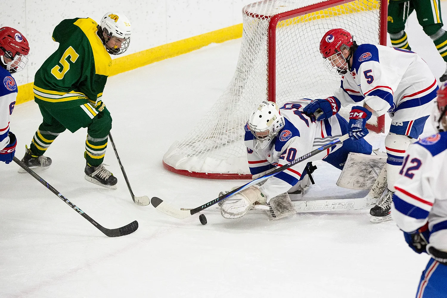 Hartford goalie shines in loss to Burr & Burton