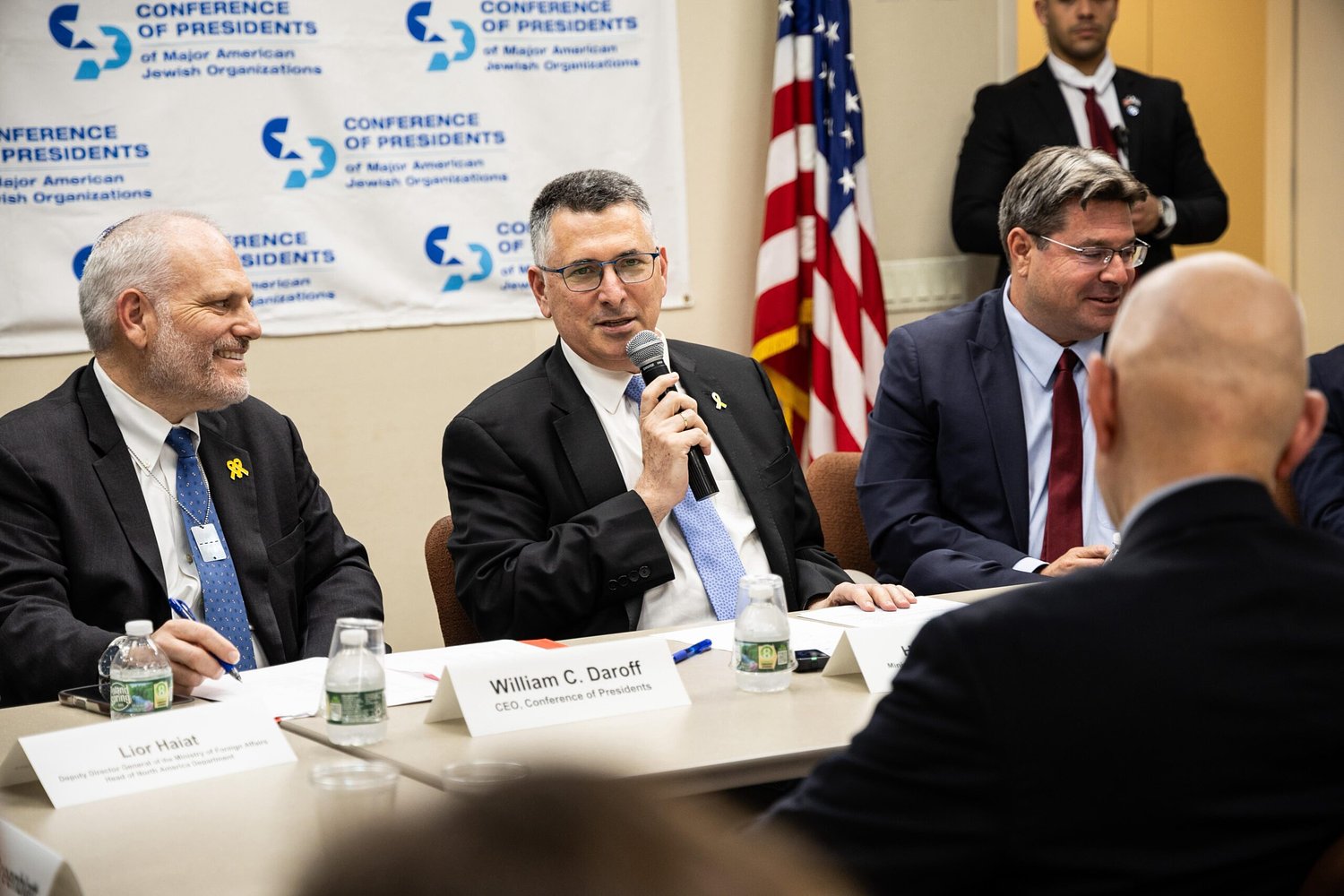 Israeli Foreign Minister Sa’ar meets with American Jewish leaders in New York