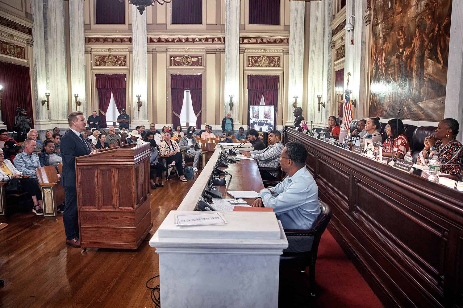 New Jersey's top environmental official shouted down at tense Trenton meeting on water reform