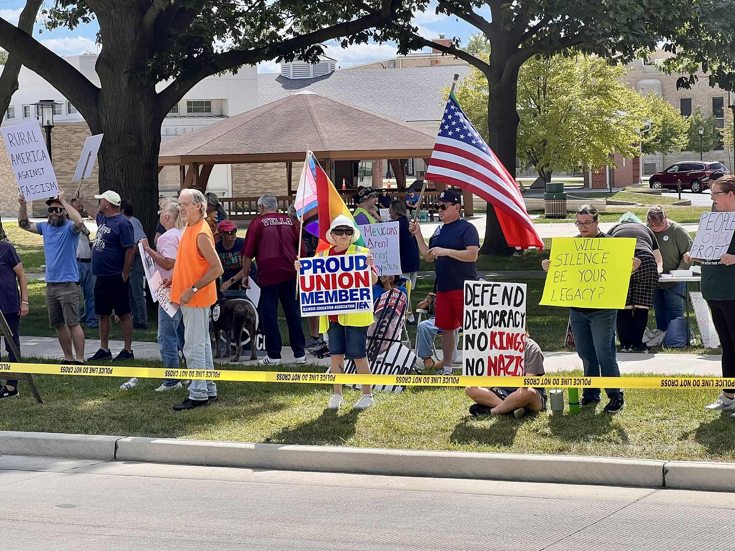 Hundreds rally in Sterling for ‘Workers over Billionaires’ on Labor Day