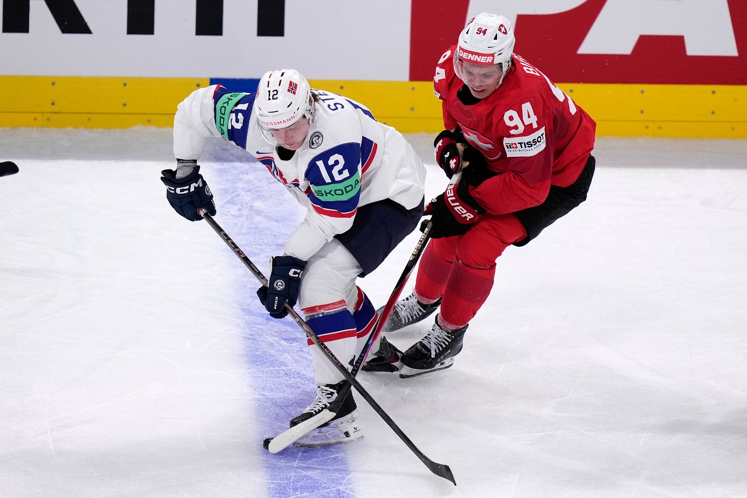 Bruins sign Swiss forward to two-year contract
