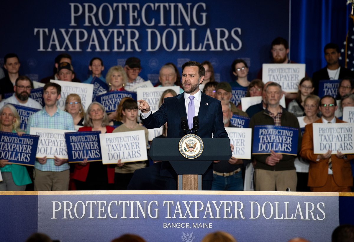 JD Vance hits Janet Mills on alleged fraud and boosts Paul LePage in Bangor