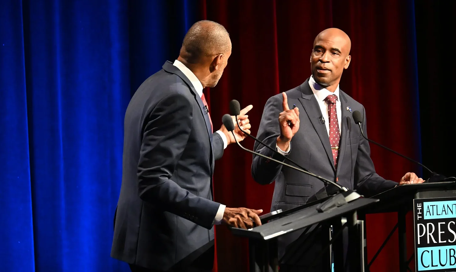 Georgia secretary of state candidates clash over election integrity and voting rights