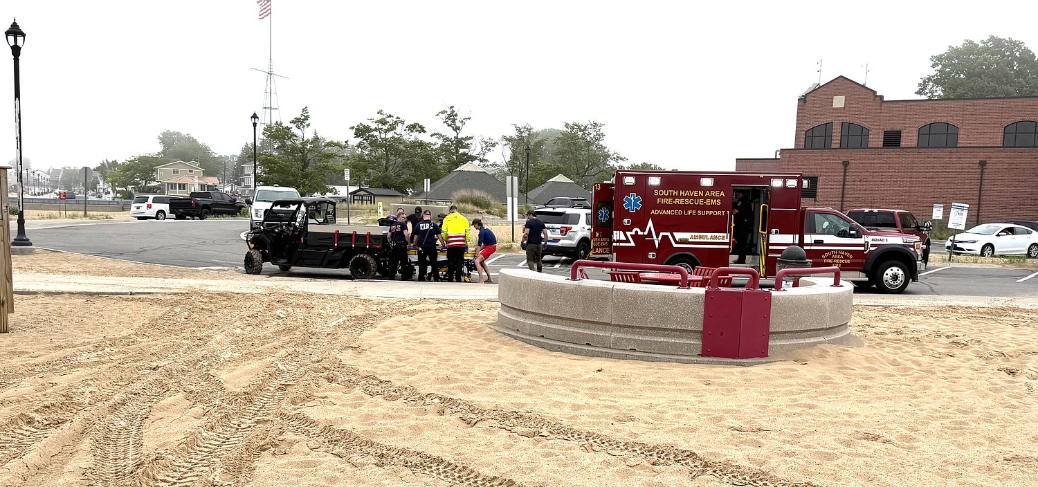 South Haven mayor’s husband revived by newly hired beach lifeguards