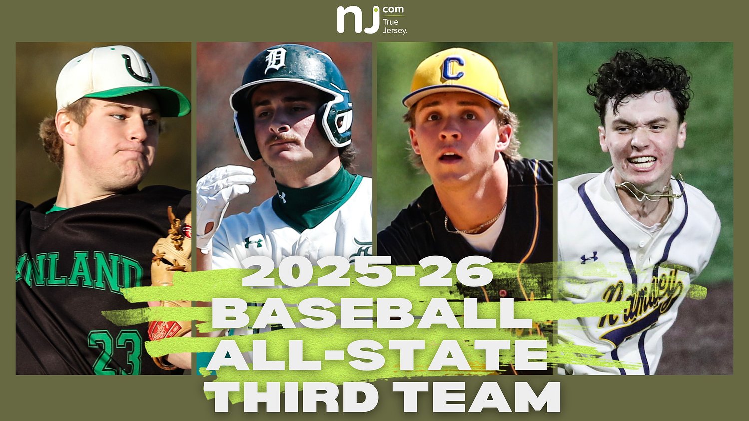 N.J. Baseball: All-State Third Team, 2026