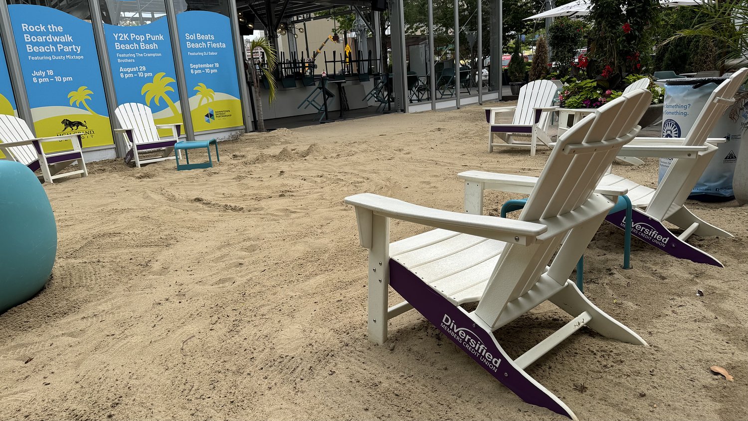 Life’s a beach and you wouldn’t expect one to be located at this Detroit spot