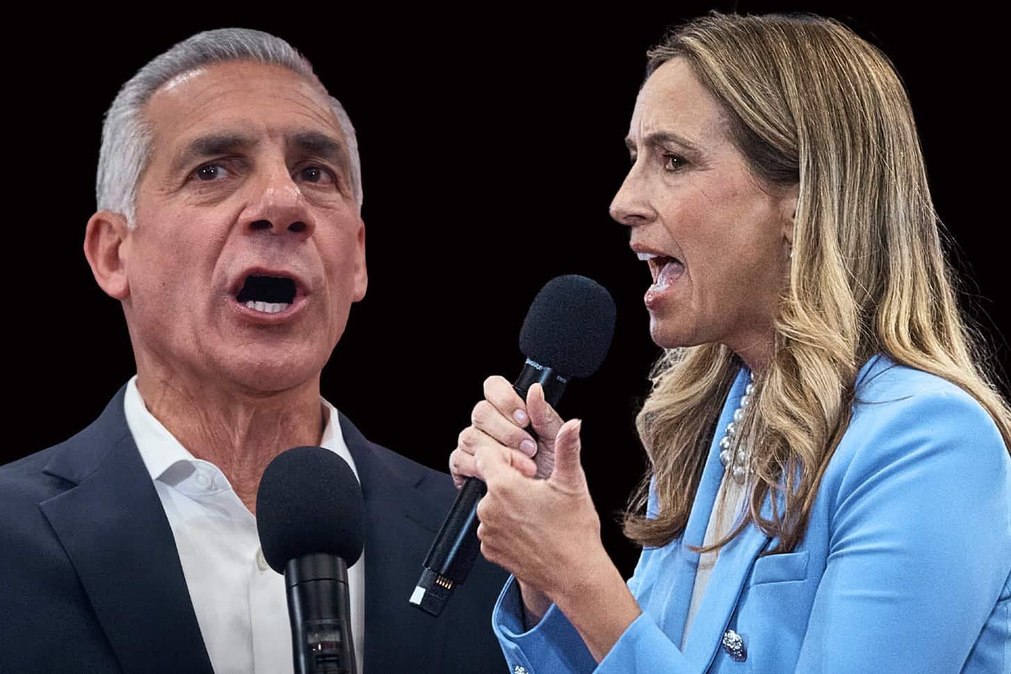 Sherrill and Ciattarelli clash on costs, energy, transit and Trump in New Jersey governor's debate as exchanges turn personal