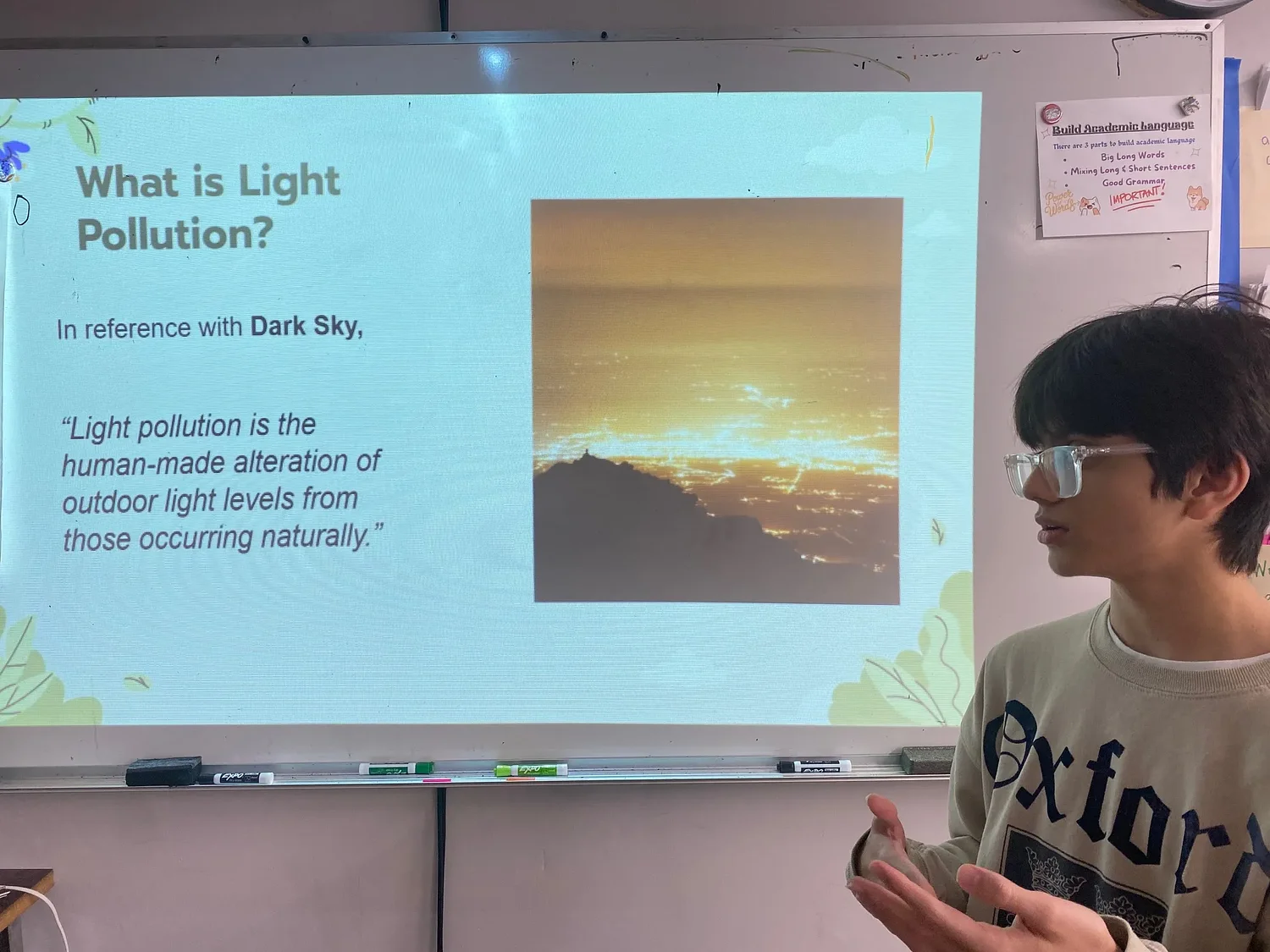 Athol High School student studies light pollution in town