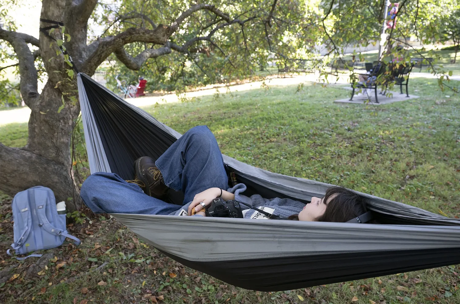 Photo: Swinging into serenity at UMass