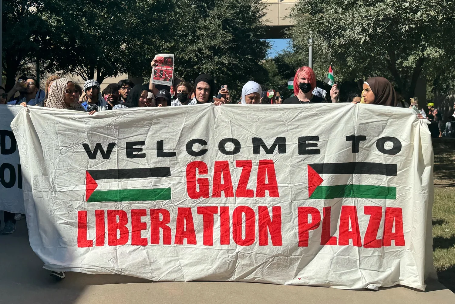 Pro-Palestinian protesters sue UT Dallas leaders, police officers over alleged punishment