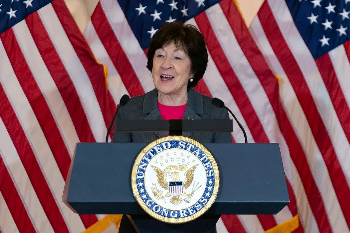 Susan Collins casts decisive vote to defeat legislation limiting Trump’s ability to attack Venezuela