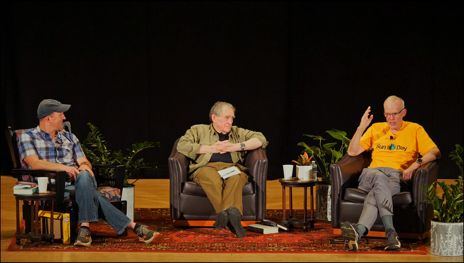 Climate writers Bill McKibben and Alan Weisman draw crowd in Peterborough