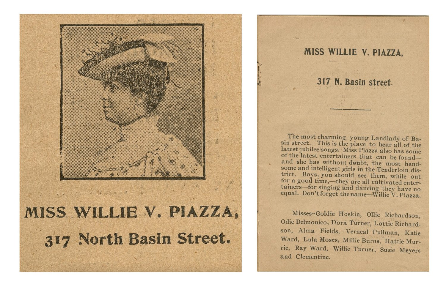 Black brothel owner Willie Piazza took on the city of N.O.