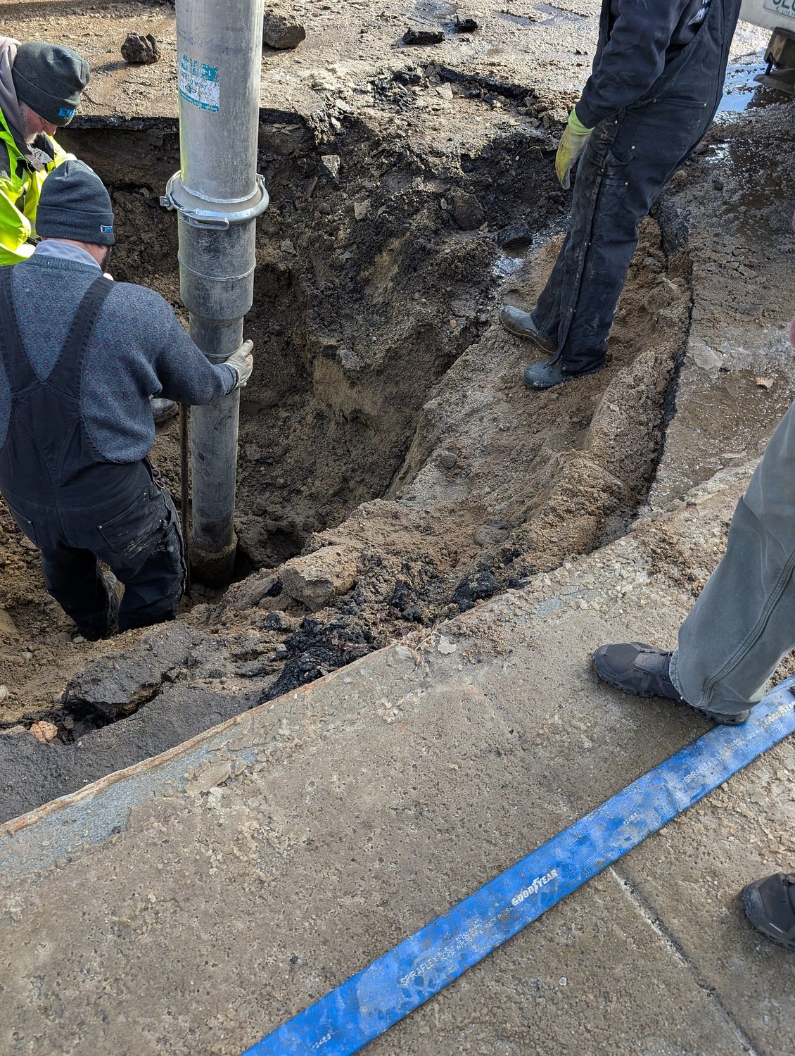 Peterborough water main break disrupts access for businesses, closes road