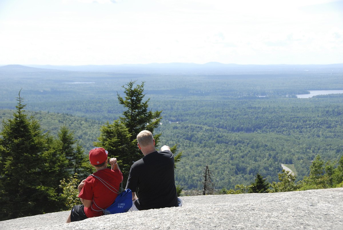 A half-finished road to a popular hiking trail has split the residents of a small Maine town