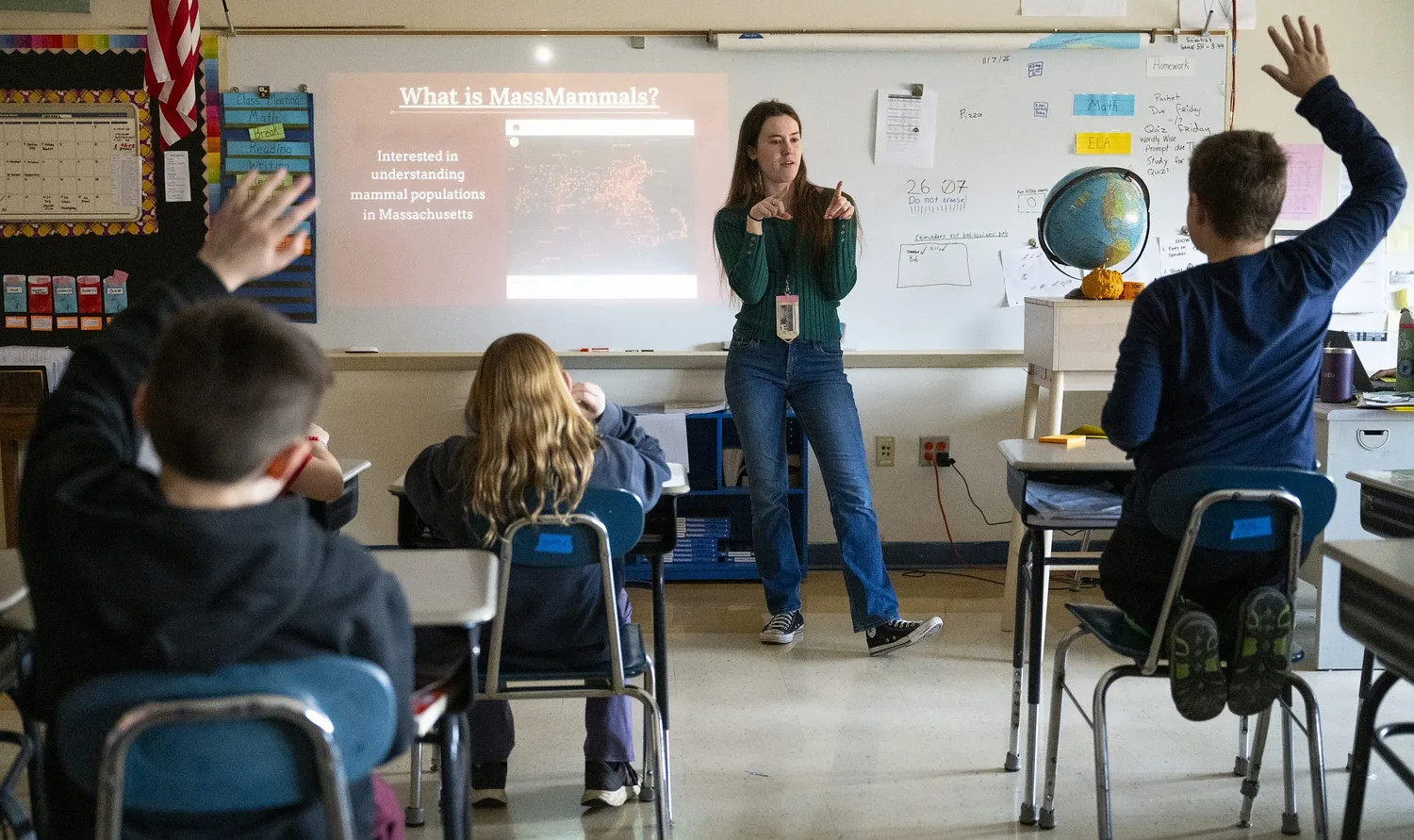 Wildlife lessons, caught on camera: Smith Academy joins statewide MassMammals Watch effort