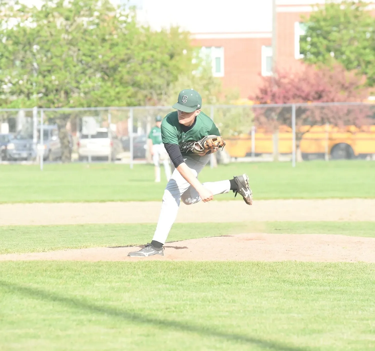 H.S. Roundup: Arthur Fitzpatrick's pitching, defense, leads Greenfield baseball past Frontier