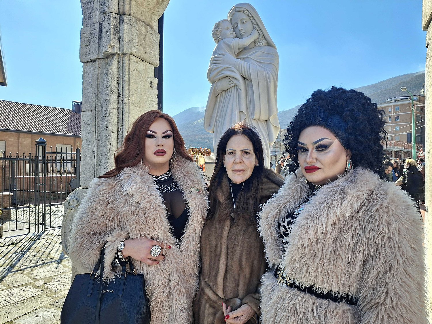 Catholic rituals blend with Neapolitan folklore in pilgrimage for queer community