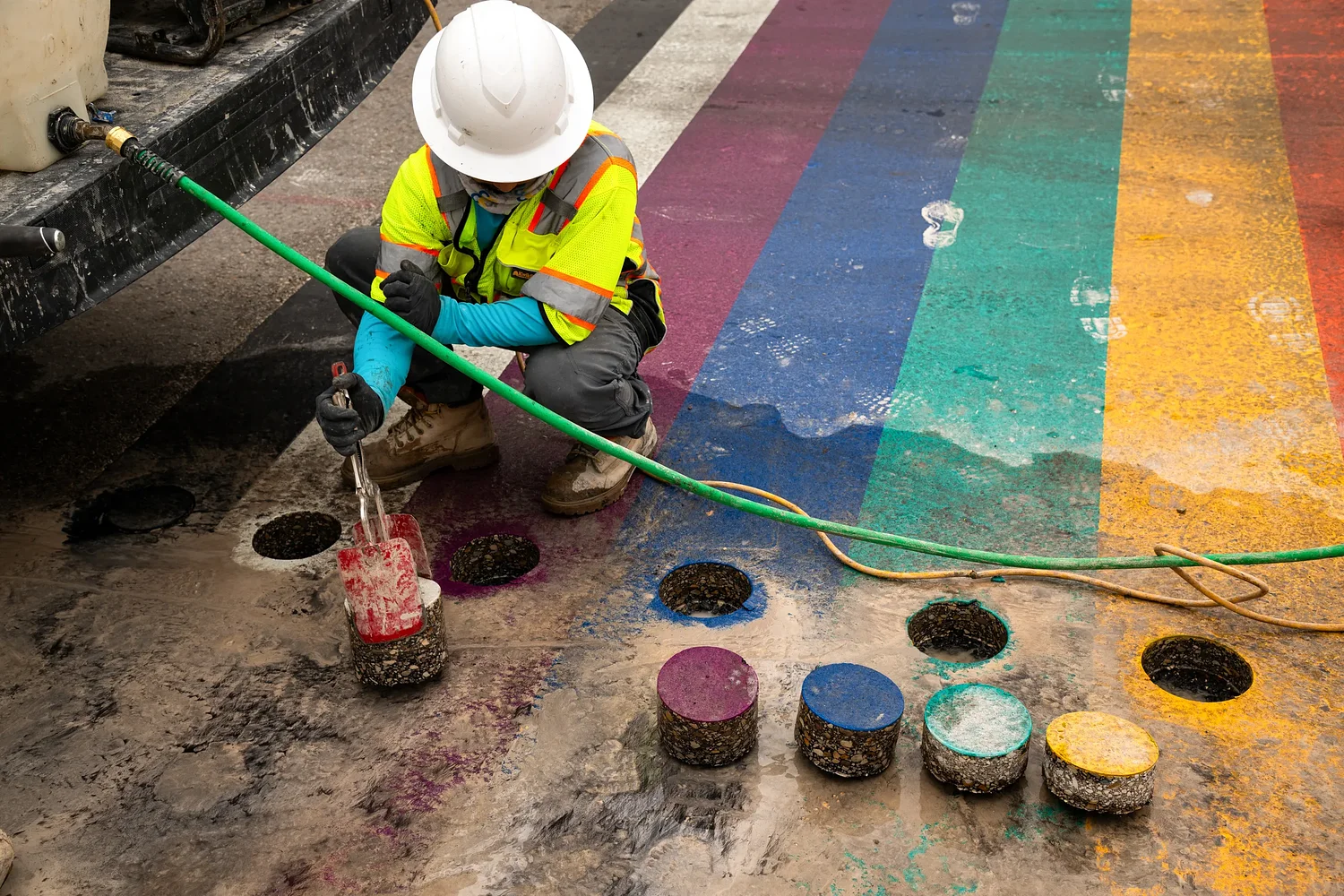 LGBTQ+ San Antonio residents criticize city's plan to replace rainbow crosswalks with rainbow sidewalks