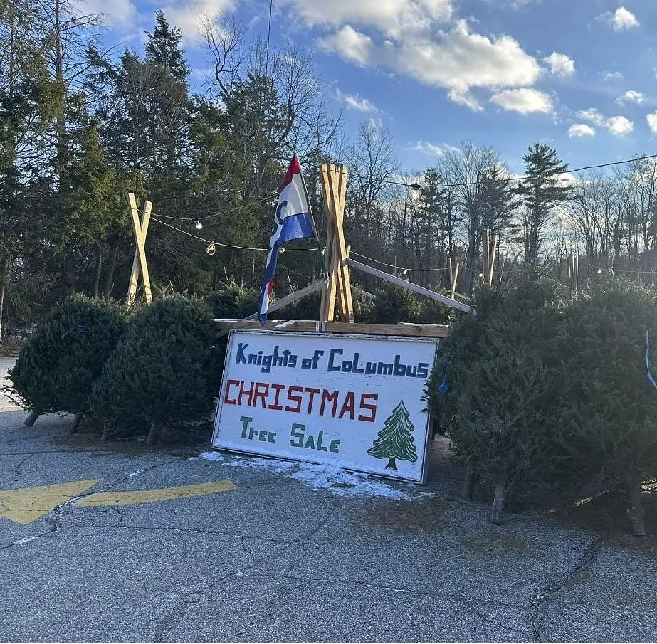 Knights of Columbus Christmas tree sales support community initiatives