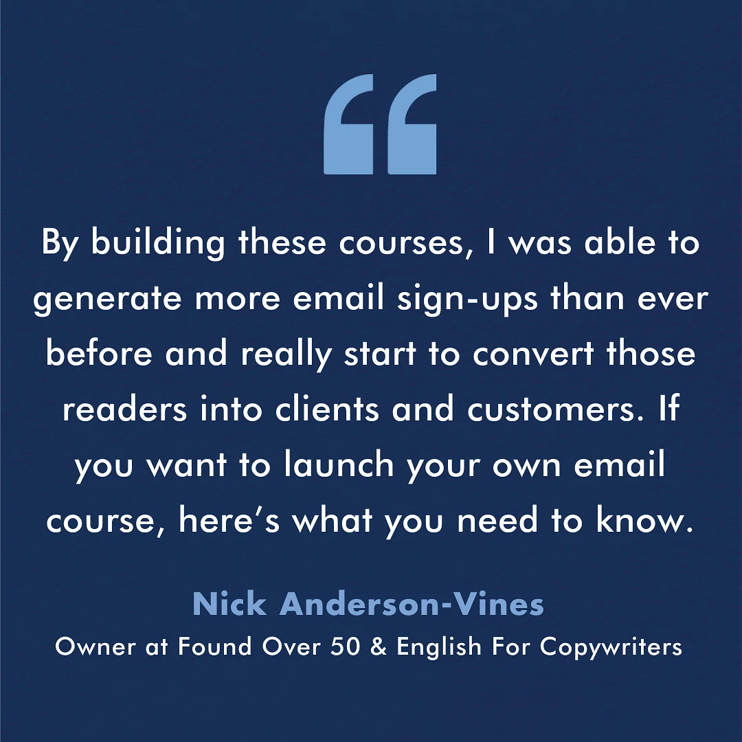 How to Repackage Your Best Content Into Email Courses That Grow Your List and Convert Readers