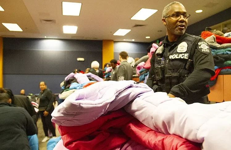 Accenture, SPD Join Forces To Provide New Winter Coats For Students At Rising Star Elementary