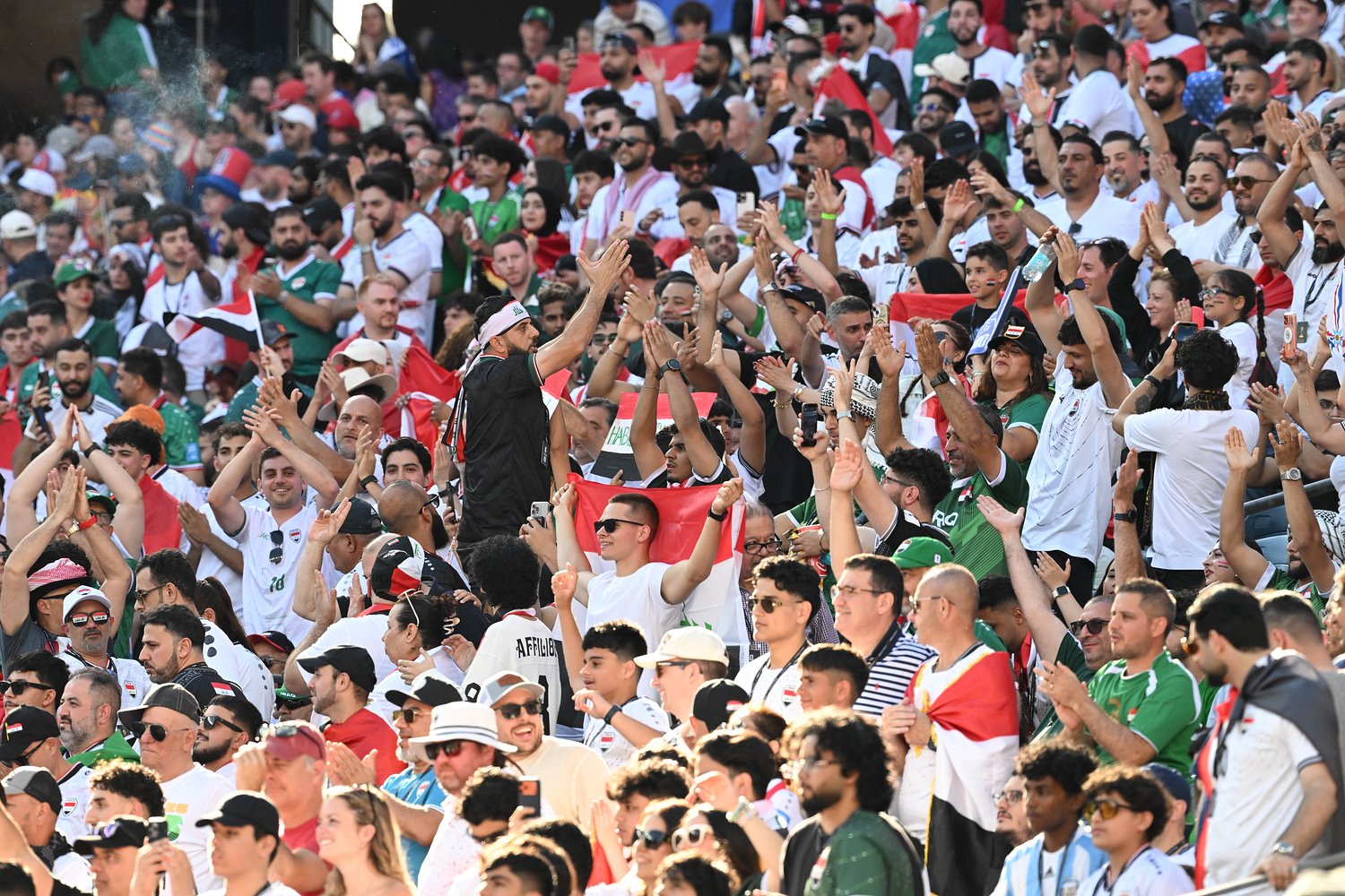 Aymen Hussein scores second-ever World Cup goal for Iraq in first match since 1986