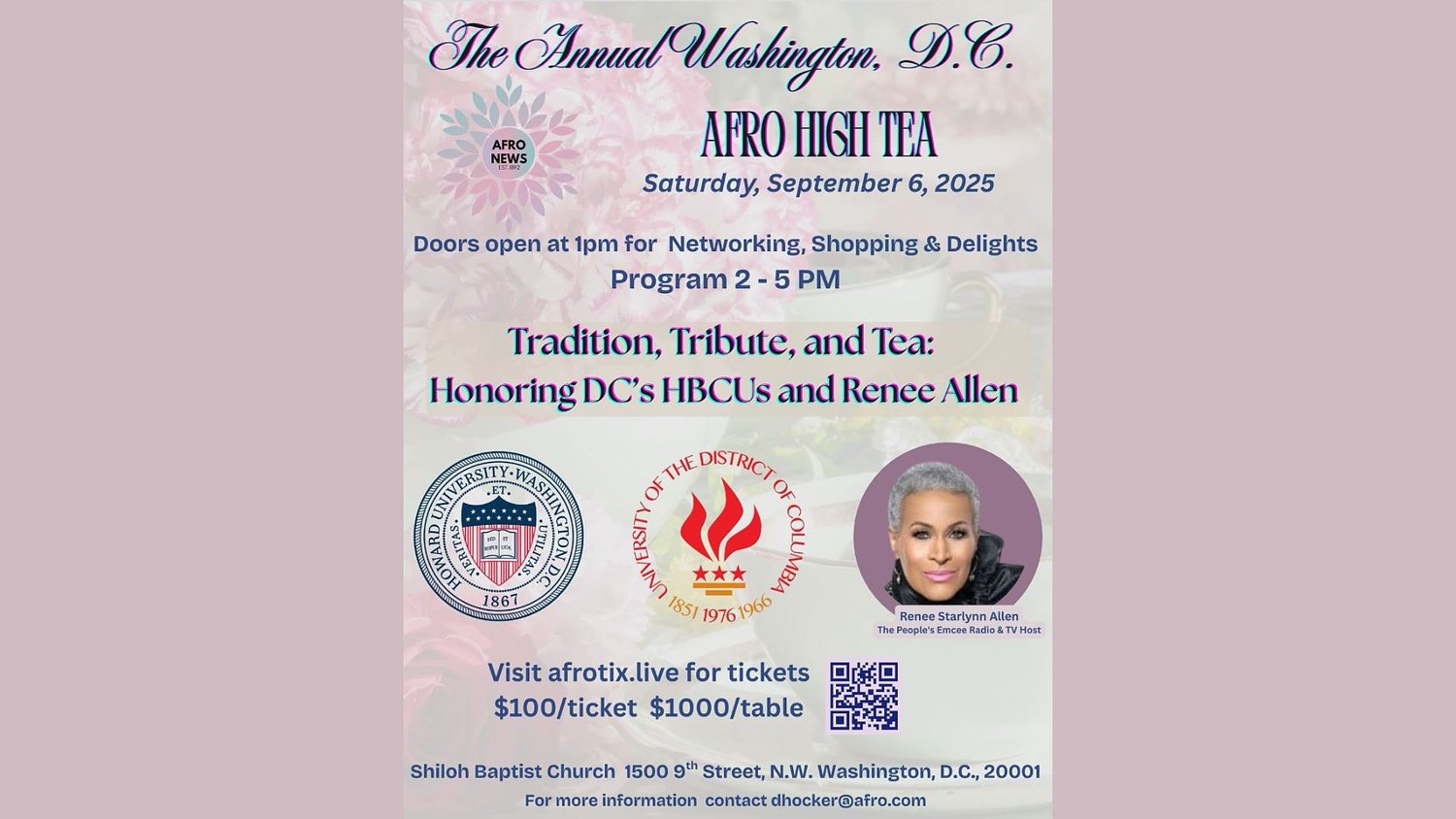 AFRO D.C. High Tea set to celebrate sisterhood, style and HBCU legacies