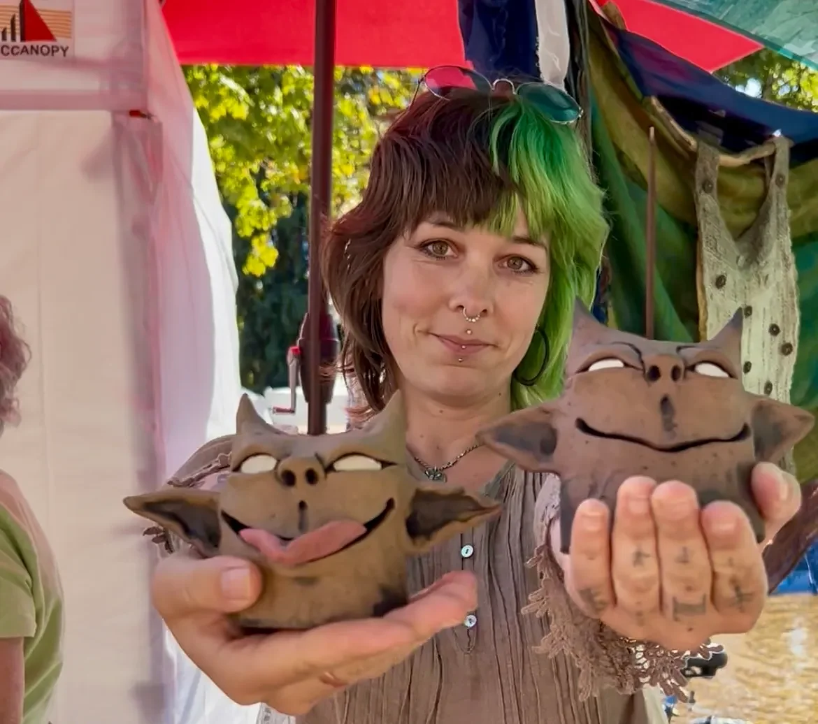 Market Watch: Eugene artist celebrates ‘grungy fantasy’ of ‘80s, ‘90s films in her ceramic creatures