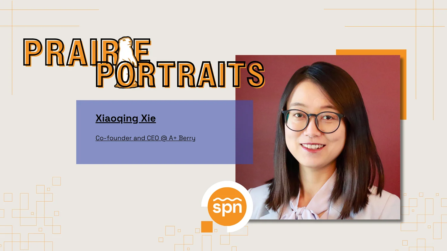 Prairie Portraits: Xiaoqing Xie