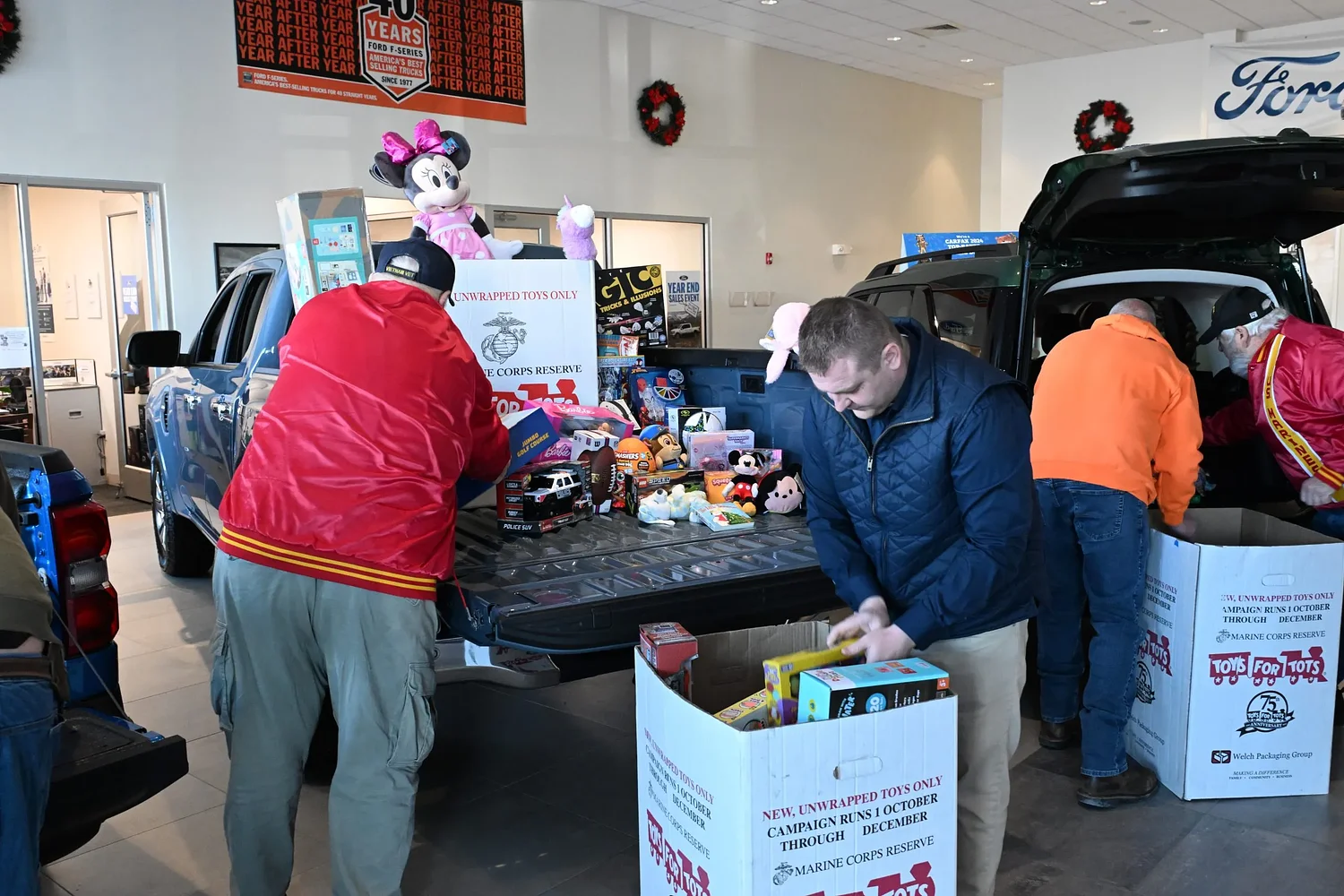 PHOTOS: Truckloads of toys