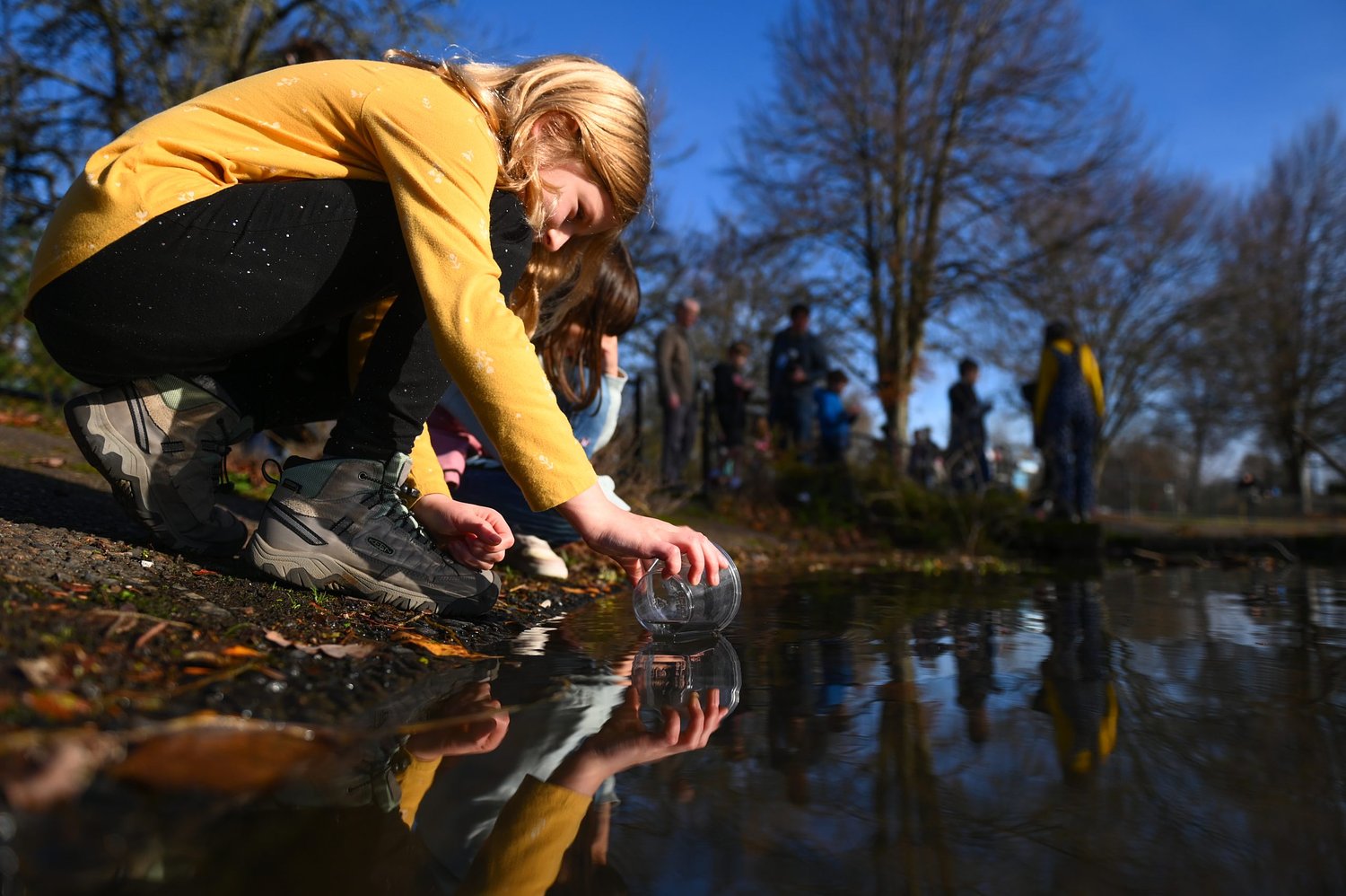 ‘I wish he didn’t get eaten’: Students set baby salmon off on perilous journey to the sea 