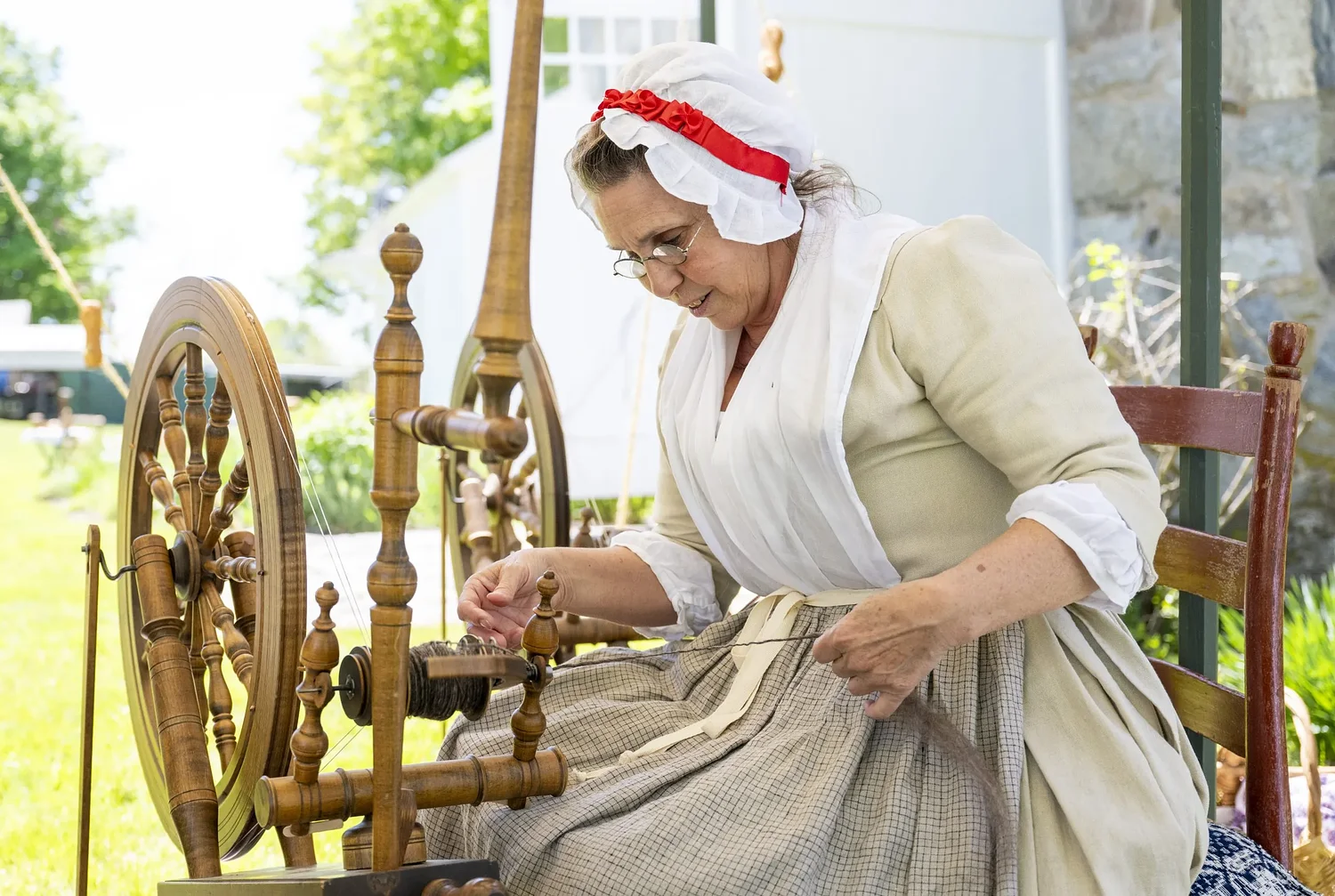 Reenactment group showcases family life in 18th-century Belchertown